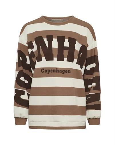 Marta du Chateau - MdcNerina Sweatshirt - Camello/Moro